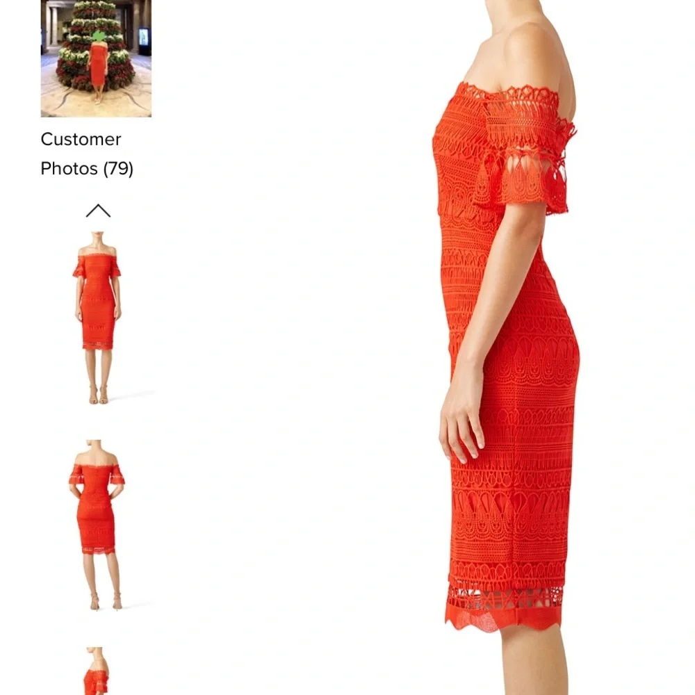 NEW Free People Saylor Mariah Red Lace Z13-17